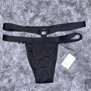 Black underwear or bathing suite bottom MINIMALE ANIMALE - Small